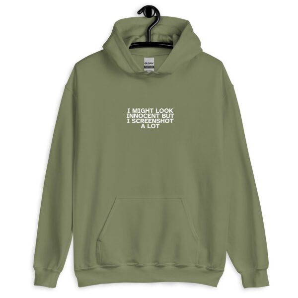 Innocent But I Screenshot Hoodie | Funny Unisex Sweatshirt | Playful & Comfortable Everyday Pullover - Image 10