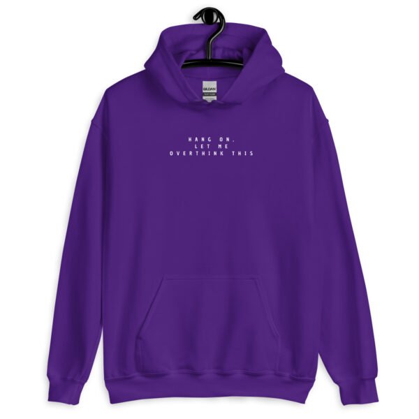 Overthinker’s Retreat Hoodie | Unisex Sweatshirt for Comfort & Style | Cozy Pullover for Deep Thinkers