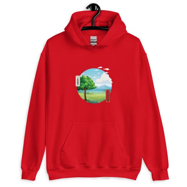 Zen Horizon Hoodie | Unisex Sweatshirt with Eastern Aesthetic Design | Soft & Cozy Pullover for Ultimate Comfort - Image 6