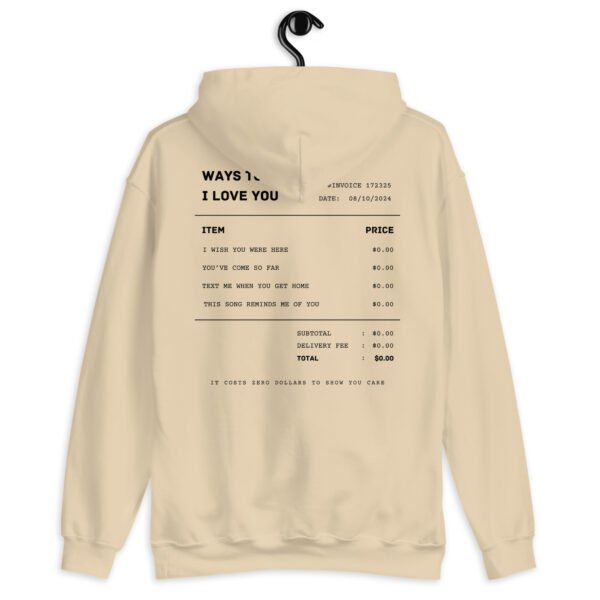 Gildan Hoodie | "Ways to Say I Love You" Embroidered Sweatshirt | Minimalist Romantic Design | Comfortable & Stylish Fit
