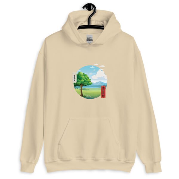 Zen Horizon Hoodie | Unisex Sweatshirt with Eastern Aesthetic Design | Soft & Cozy Pullover for Ultimate Comfort - Image 13
