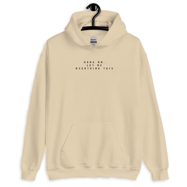 Oventhinker Hoodie | "Overthinker’s Retreat" Minimalist Sweatshirt | Thoughtful Design for Everyday Wear - Image 8
