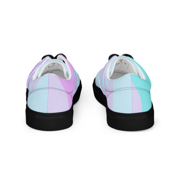 Cyan Dream Women's Sneakers | Light Blue & Purple Accents | Dreamy & Comfortable Shoes - Image 3