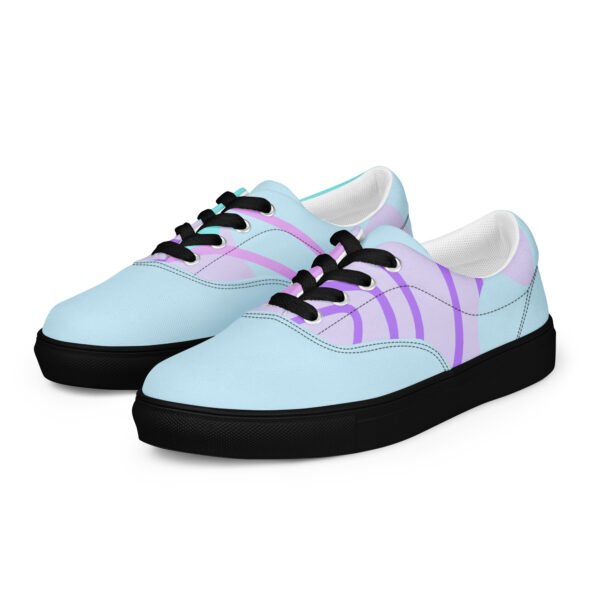 Cyan Dream Women's Sneakers | Light Blue & Purple Accents | Dreamy & Comfortable Shoes - Image 6