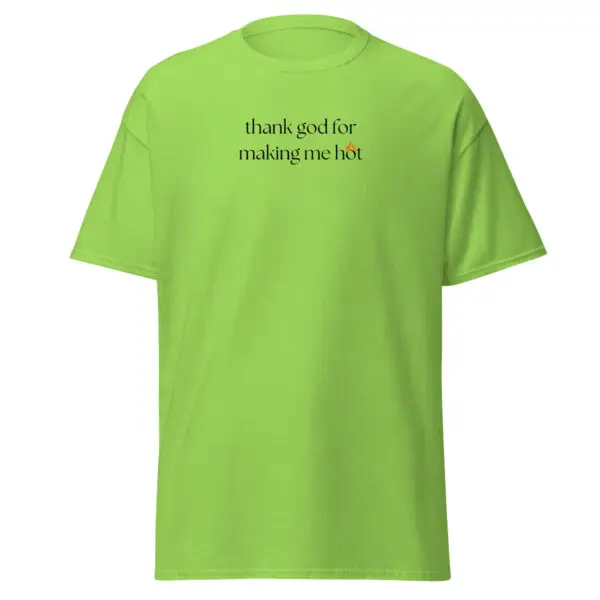 Hot & Blessed Classic T-Shirt | Sarcastic Humor & Confidence | Soft Cotton Tee - Image 6