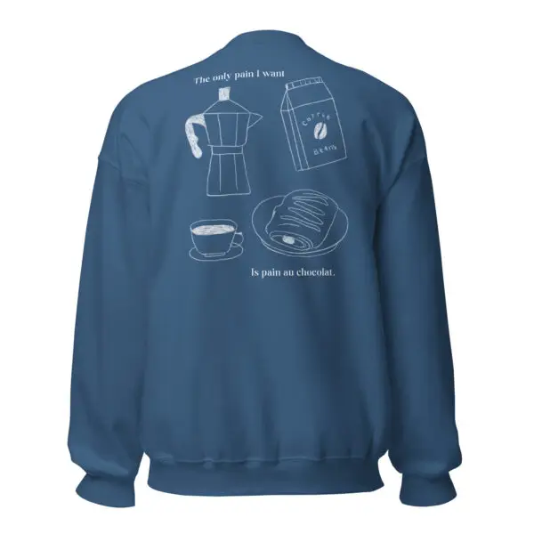Pain au Chocolat Sweatshirt – Cozy Humor, Parisian Charm & Everyday Comfort - Image 7