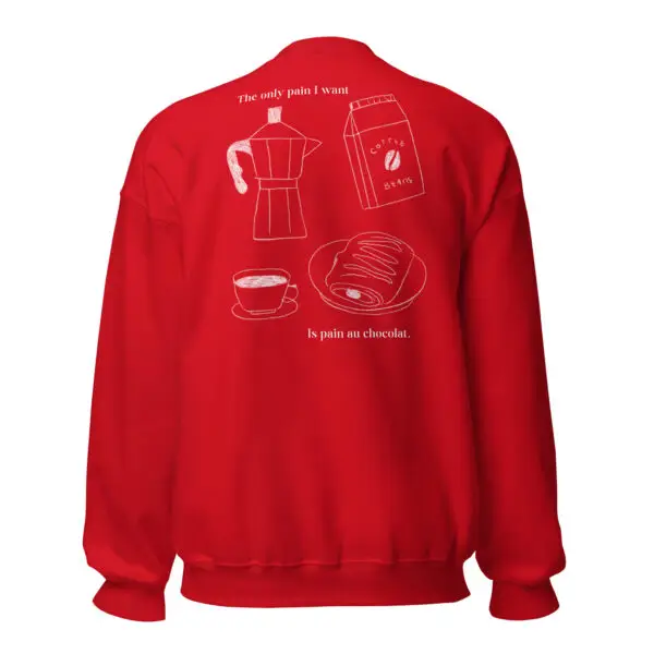 Pain au Chocolat Sweatshirt – Cozy Humor, Parisian Charm & Everyday Comfort - Image 6