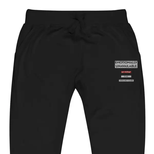 Emotionally Unavailable Joggers – Irony, Comfort & Straightforward Style - Image 3