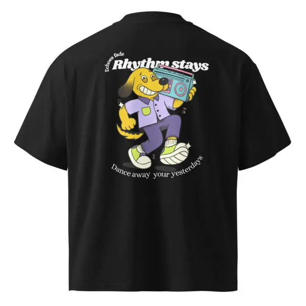 Rhythm Stays Oversized T-Shirt – Oversized Comfort, Dancing Spirit Timeless Vibes