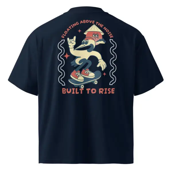 Floating Noise Oversized T-Shirt – Street Balance, Fearless Motion Limitless Flow