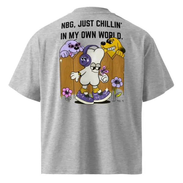 Chill Mode Oversized T-Shirt – Laid-Back Vibes, Creative Groove Effortless Cool - Image 2