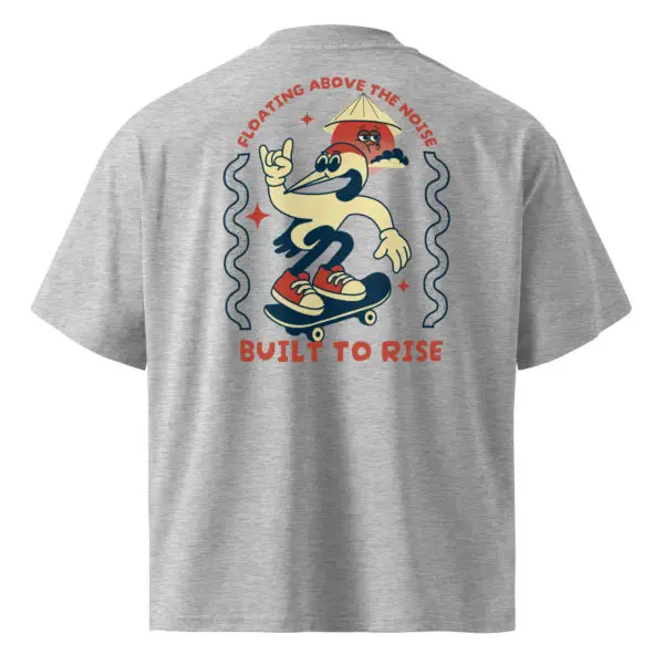 Rise Above Oversized T-Shirt – Bold Motion, Fearless Energy Elevated Style - Image 3