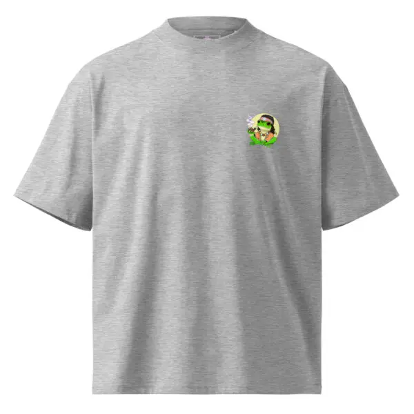 Go with the Flow Frog Oversized T-Shirt – Chill Vibes, Hippie Spirit Zen Energy - Image 5