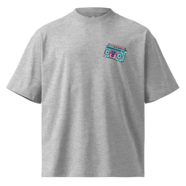 Echo Fade Oversized T-Shirt – Street Groove, Free Motion Everyday Beat - Image 2