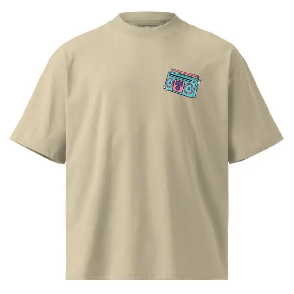 Echo Fade Oversized T-Shirt – Street Groove, Free Motion Everyday Beat - Image 4