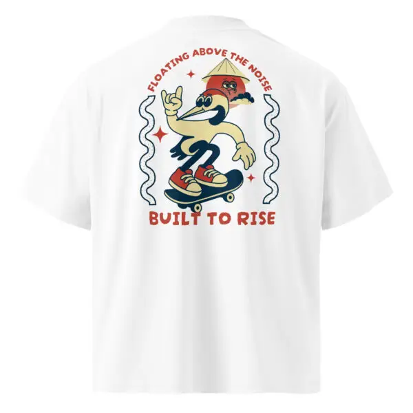 Rise Above Oversized T-Shirt – Bold Motion, Fearless Energy Elevated Style - Image 6