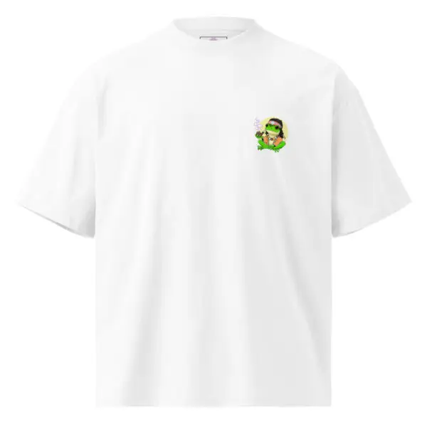 Go with the Flow Frog Oversized T-Shirt – Chill Vibes, Hippie Spirit Zen Energy - Image 9