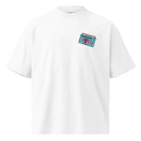 Echo Fade Oversized T-Shirt – Street Groove, Free Motion Everyday Beat - Image 6
