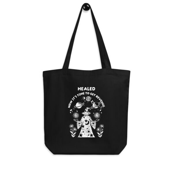Healed & Dangerous | Cosmic Witch Revenge Tote | Eco Cotton Bag