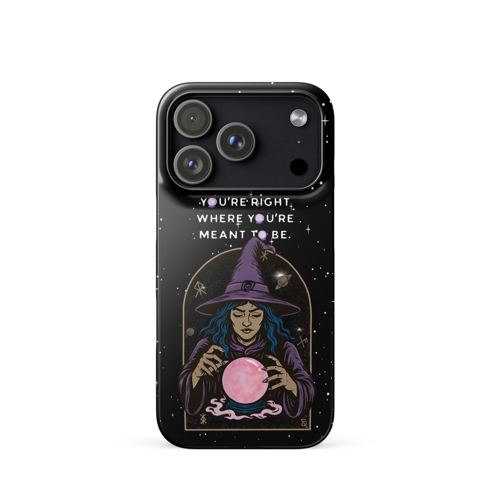 You’re Right Where You’re Meant to Be | Cosmic Witch iPhone® Case | Matte Snap Cover - Image 51