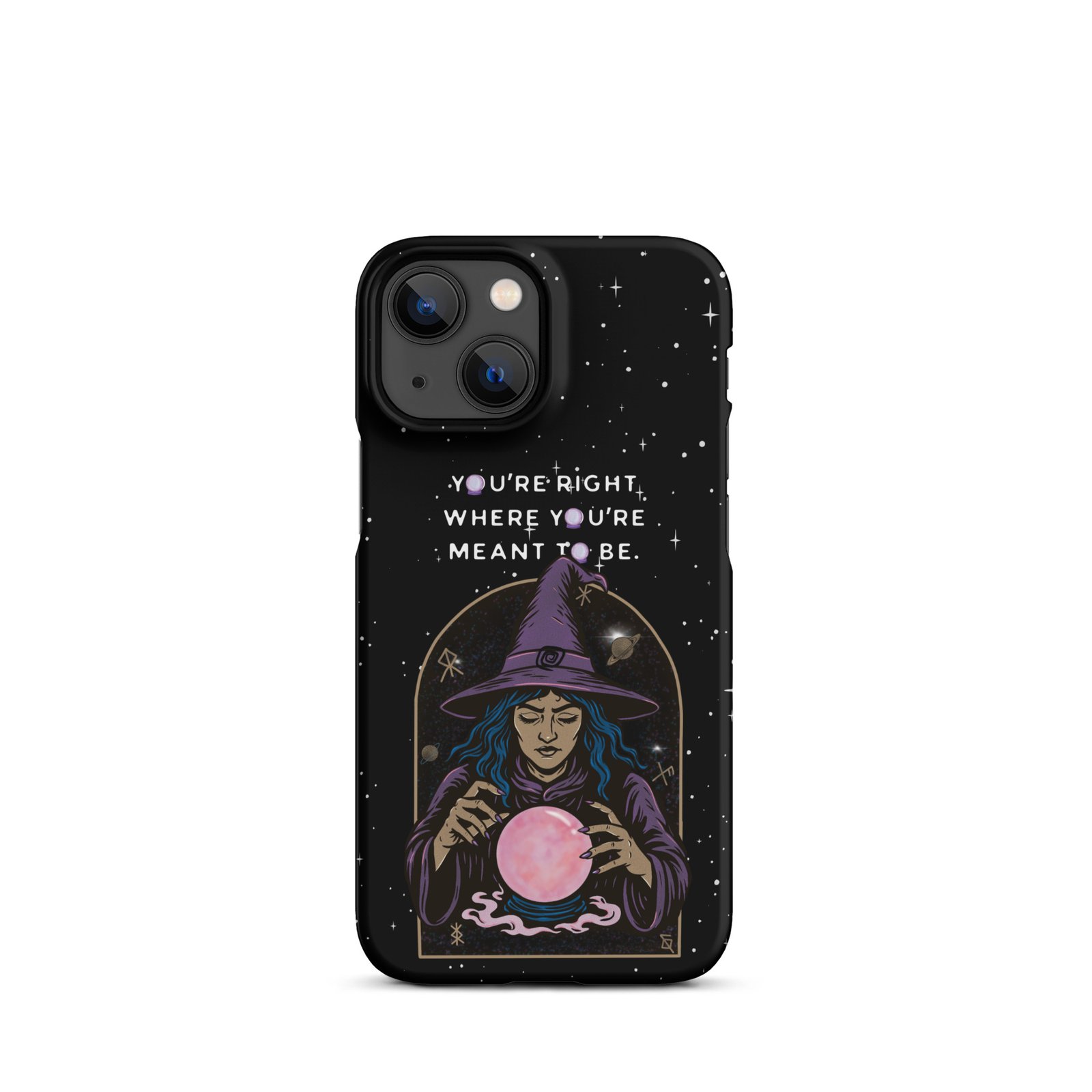 You’re Right Where You’re Meant to Be | Cosmic Witch iPhone® Case | Matte Snap Cover - Image 17